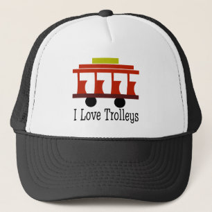 I Love Trolleys Trucker Pet