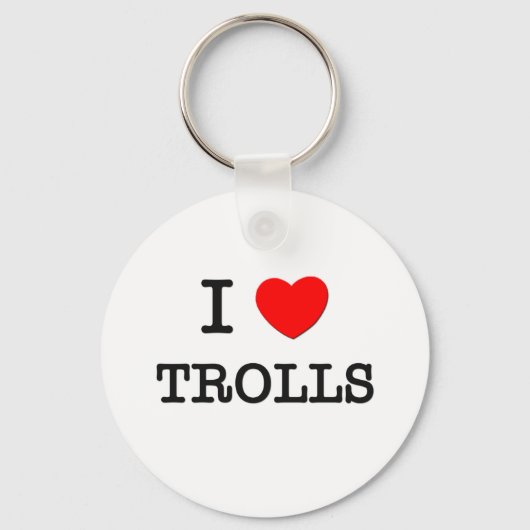 I Love Trolls Sleutelhanger (Voorkant)