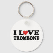I Love Trombone Sleutelhanger (Voorkant)