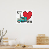I Love Trucking Poster (Keuken)