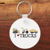 I Love Trucks Sleutelhanger (Voorkant)