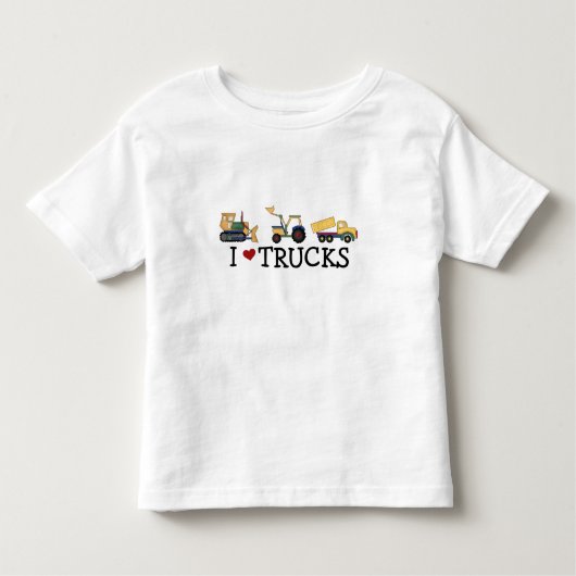 I Love Trucks T-shirts et cadeaux (Devant)