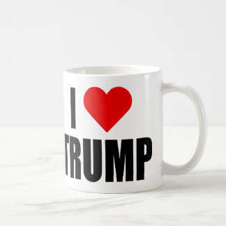 "I LOVE TRUMP" (rechtshandig) Koffiemok
