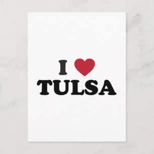 I Love Tulsa Oklahoma Briefkaart