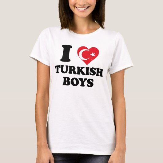 I love Turkish Boys T-shirt (Voorkant)