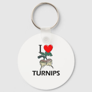 I Love Turnips Sleutelhanger