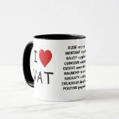 I Love TVA - triple face tasse TVA (Devant gauche)