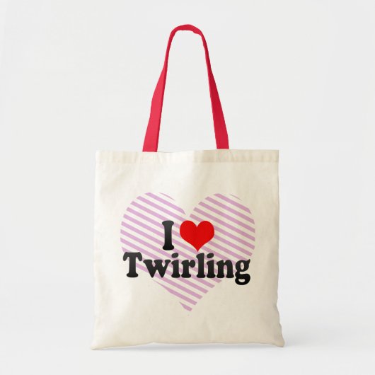 I Love Twirling Tote Bag (Voorkant)