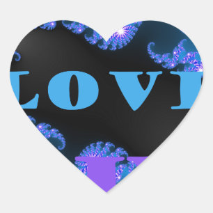 I Love U.png Hart Sticker