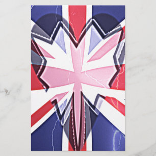 "I Love UK" Kunstprint Briefpapier
