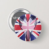 I Love UK Ronde Button 5,7 Cm (Voorkant /achterkant)