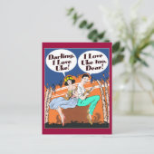 I Love Uke Carte Postale (Debout devant)