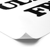 I Love Ultimate Frisbee Poster (Hoek)