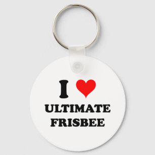 I Love Ultimate Frisbee Sleutelhanger
