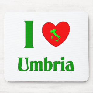 I Love Umbria Italy Muismat