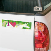I Love Unicorns Bumpersticker (Op Truck)