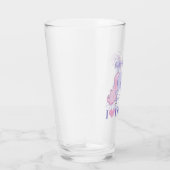 I Love Unicorns Cute Custom Unicorn Glas (Rechts)
