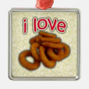 I Love Union Rings Metalen Ornament