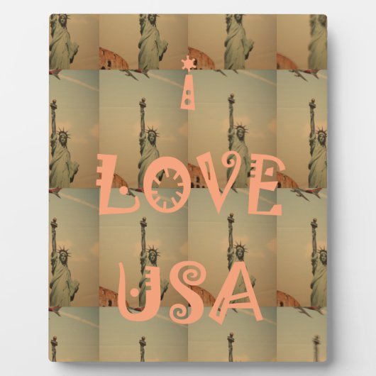 I Love USA Fotoplaat (Voorkant)