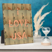 I Love USA Fotoplaat (Zijkant)