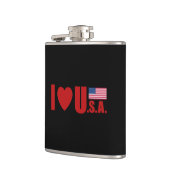 I Love Usa Heupfles (Links)