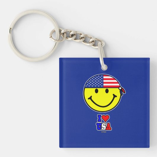 I LOVE USA KEYCHAIN (voorkant)