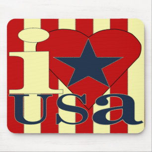 I Love USA Muismat