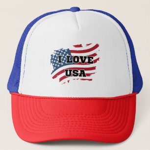 I Love USA Trucker Pet