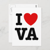 I Love VA Briefkaart (Voorkant / Achterkant)