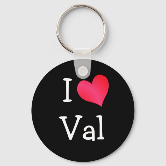 I Love Val Sleutelhanger (Voorkant)