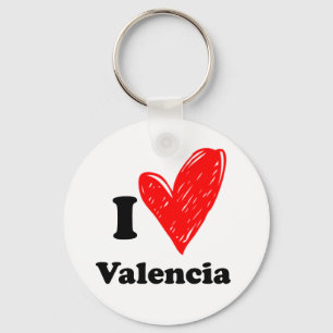 I Love Valencia Sleutelhanger