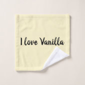I Love Vanilla Chocolate Strawberry Ice Cream (Gant de toilette)