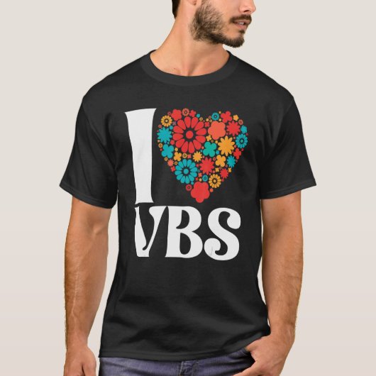 I Love VBS Vacation Bible School Crew Teacher Chri T-shirt (Voorkant)