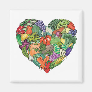 I Love Veggies Magneet