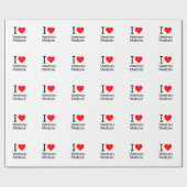 I Love Veterinary Medicine Cadeaupapier (Vlak)