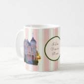 "I Love Victorian Houses" Café Mug Conception #6 (Devant gauche)