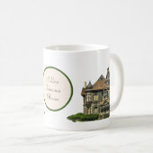 "I Love Victorian Houses" Café Mug Design #1 (Devant droit)