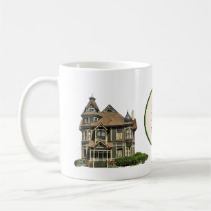 "I Love Victorian Houses" Café Mug Design #1