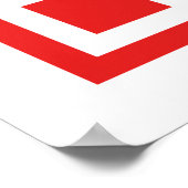 I Love Vietnam (Tôi Yêu Viboyt Nam) Flag QR Code Poster (Hoek)