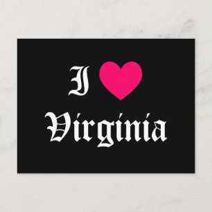I Love Virginia Briefkaart