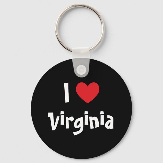 I Love Virginia Sleutelhanger (Voorkant)