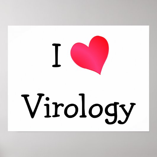 I Love Virology Poster (Voorkant)
