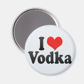 I Love Vodka Magneet (Voorkant / Achterkant)