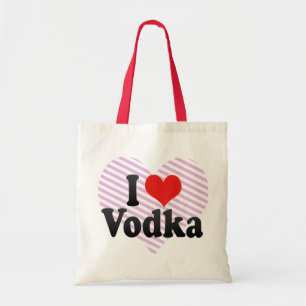 I Love Vodka Tote Bag