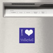 I Love Volleyball Magnet (In Situ (Lave-vaisselle))