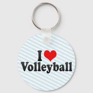 I Love Volleyball Sleutelhanger