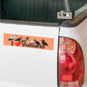 I Love Vultures (Eurasia) Bumpersticker (Op Truck)