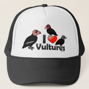 I Love Vultures (North America) Trucker Pet