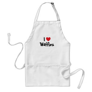 I Love Waffles Standaard Schort