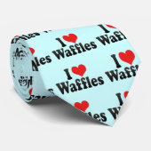 I Love Waffles Stropdas (Opgerold)
